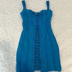 Oh Polly Dress size US 4 color blue